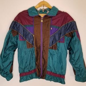 Vintage 90's Windbreaker Jacket by Active Stuff Size Medium